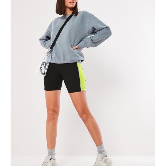Missguided Slogan Washed Sweatshirt 